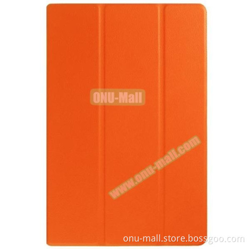 Karst Texture 3 Folding PU Leather Cover Case for Sony Xperia Z4 Tablet Ultra